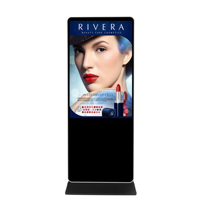 calidad  43 inch wifi custom indoor lcd video floor standing digital signage advertising screen kiosk optional fábrica